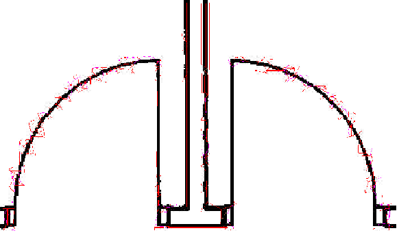 Image showing erros caused by converting JPG directly to DXF