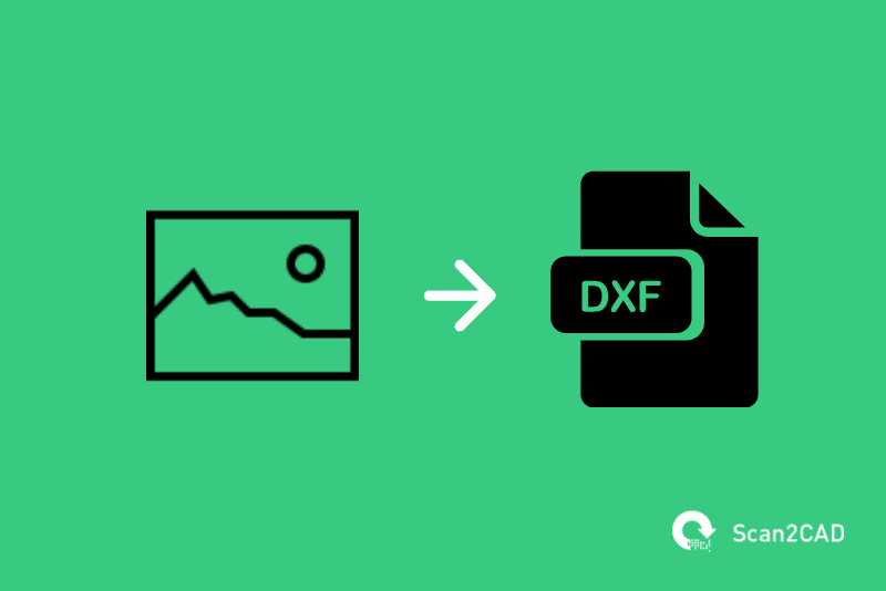 Convert image to dxf - Image icon, dxf file icon