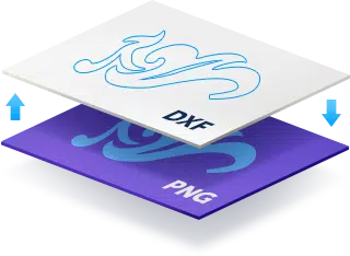 Convert PNG to DXF