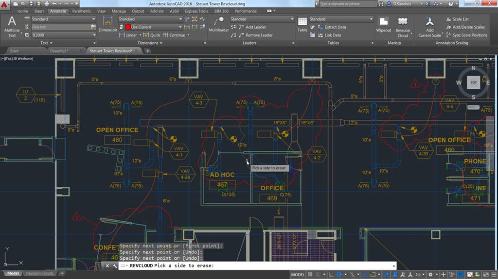 Revision clouds in AutoCAD