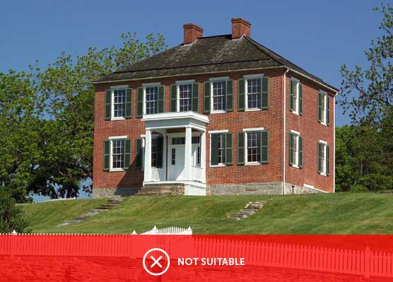House photo - Bad image for vector conversion