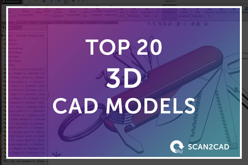 Top 20 3D CAD Models