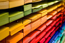 Stock photo of colored folders