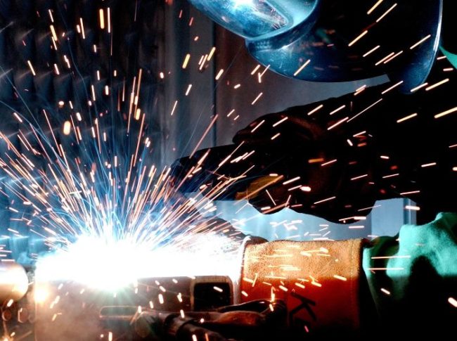 Electrical discharge machines use sparks to weld or cut through conductive materials