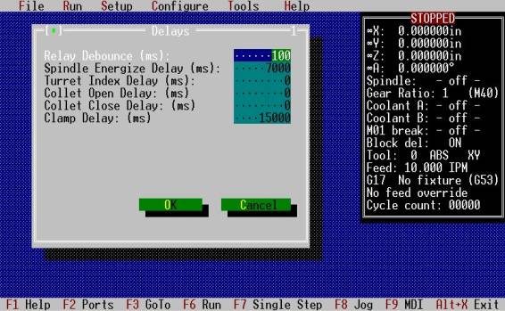 Screenshot of TurboCNC