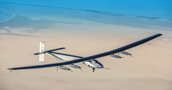 Screenshot of the solar impulse
