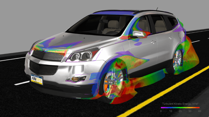 Chevy Traverse in ANSYS Ensight