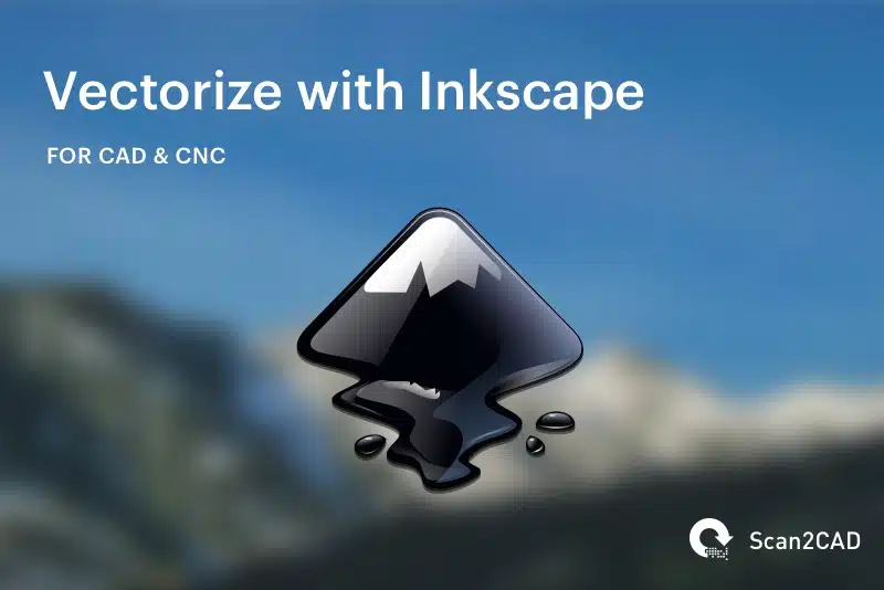 inkscape logo on landscape