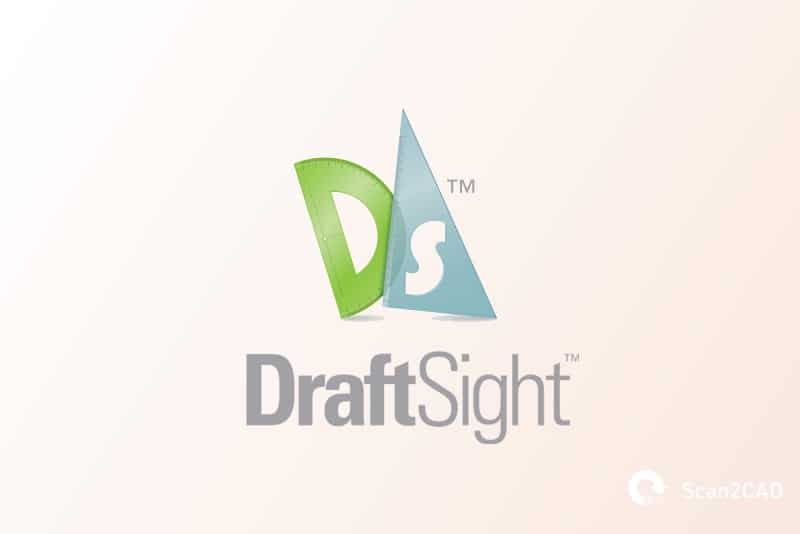 Draftsight Logo on Gradient