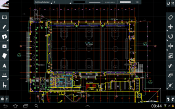 Screenshot of design on CAD Touch