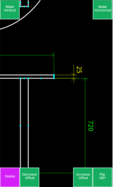 Screenshot of a design on Inard CAD