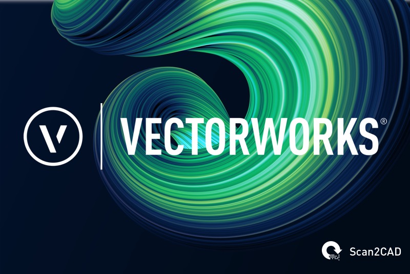 Vectorworks Logo with Spiral