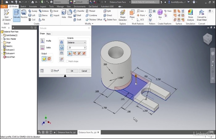 Screenshot of Autodesk Inventor