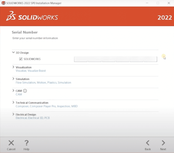 SolidWorks Installation Manager