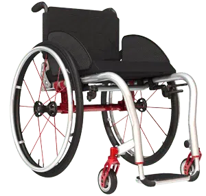 Model of a TiSport wheelchair