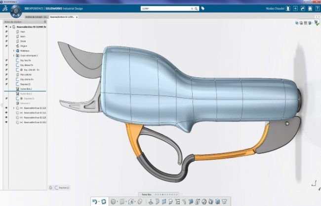 Example of industrial design in Solidworks