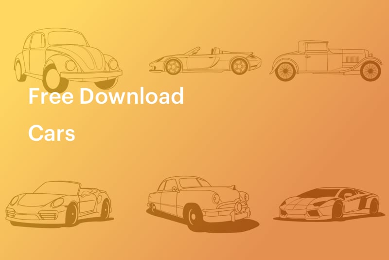 Free Downloads - Cars- DXF Design Preview