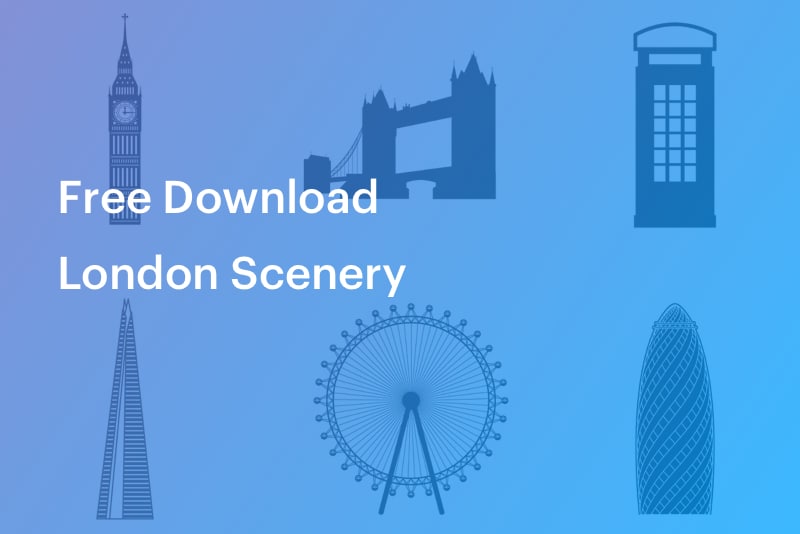 Free Downloads - London Scenery - DXF Design Preview