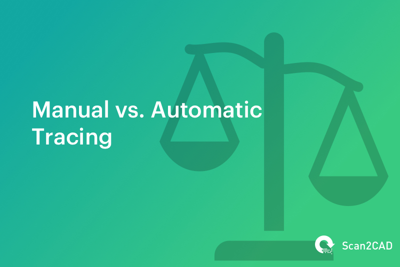 Manual vs automatic tracing - weight scales
