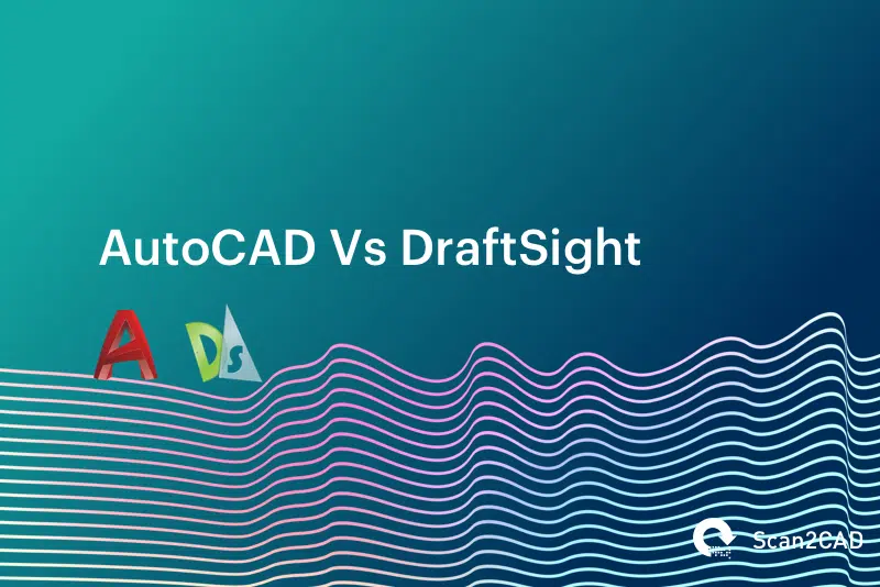 Waves on gradient background - AutoCAD vs DraftSight