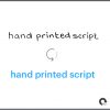 hand-printed-script-handwritten-vector