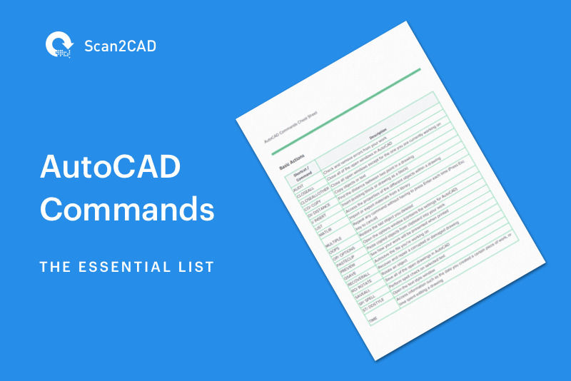 Preview of PDF AutoCAD Commands List - AutoCAD Commands The Essential List