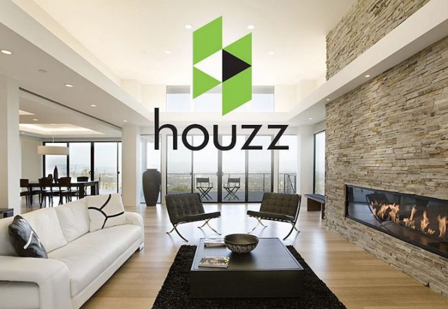 An interior displayed on houzz
