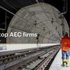 Man in underground train tunnel - The top AEC firms