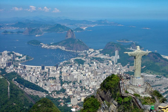 Bird's eye view of Rio de Janeiro