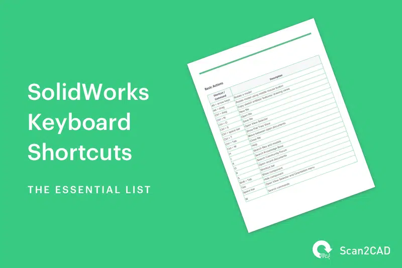 SolidWorks Keyboard Shortcuts