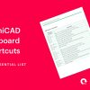 ArchiCAD Keyboard Shortcuts - PDF cheat sheet preview