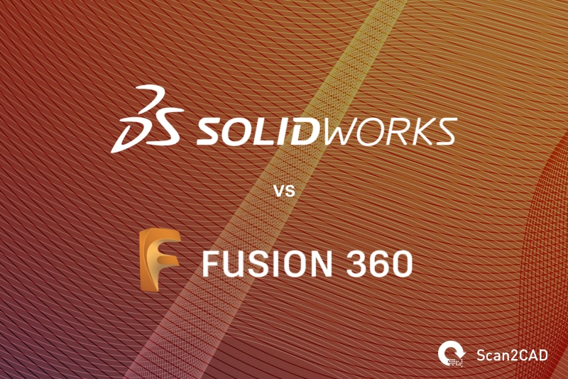 solidworks and fusion 360 software logos