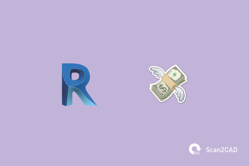 Revit icon, flying cash emoji