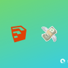 SketchUp icon, flying cash emoji
