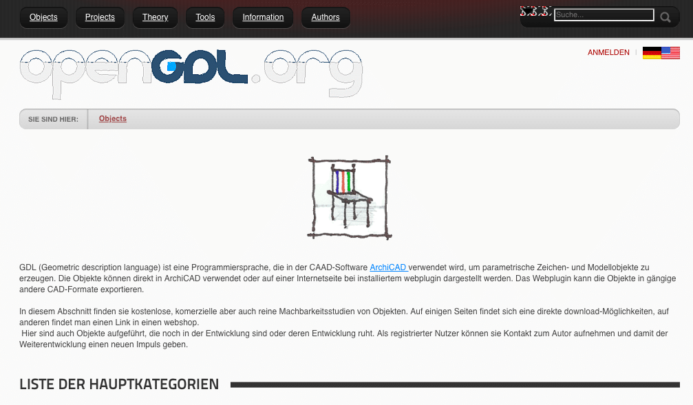 OpenGDL website screenshot