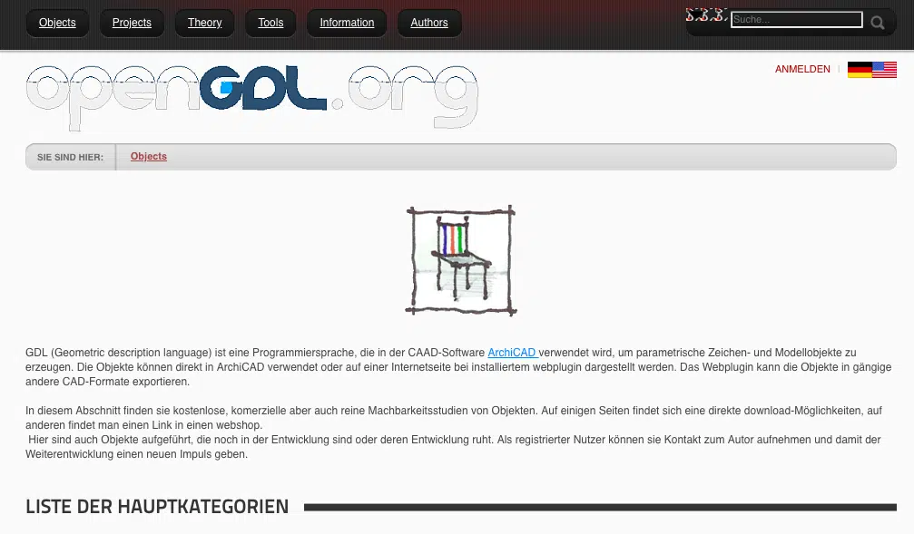 OpenGDL website screenshot