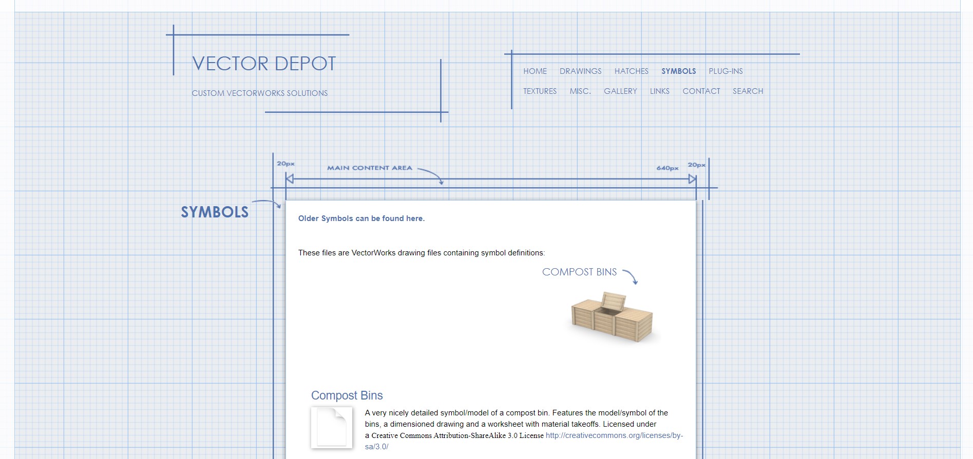 Vector Depot website screenshot