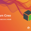Creo icon, Scan2CAD logo, Learn Creo