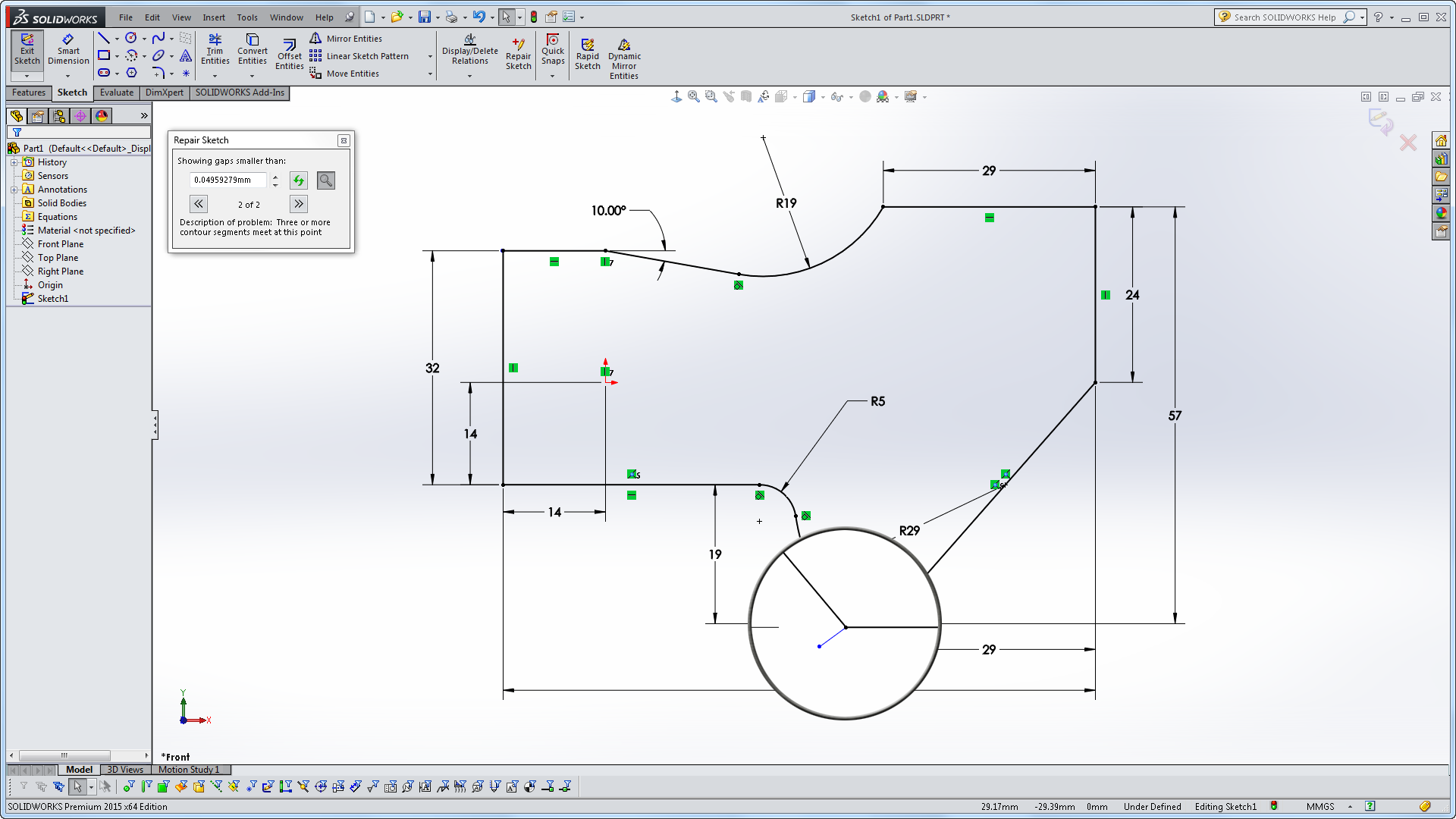 image of SolidWorks interface
