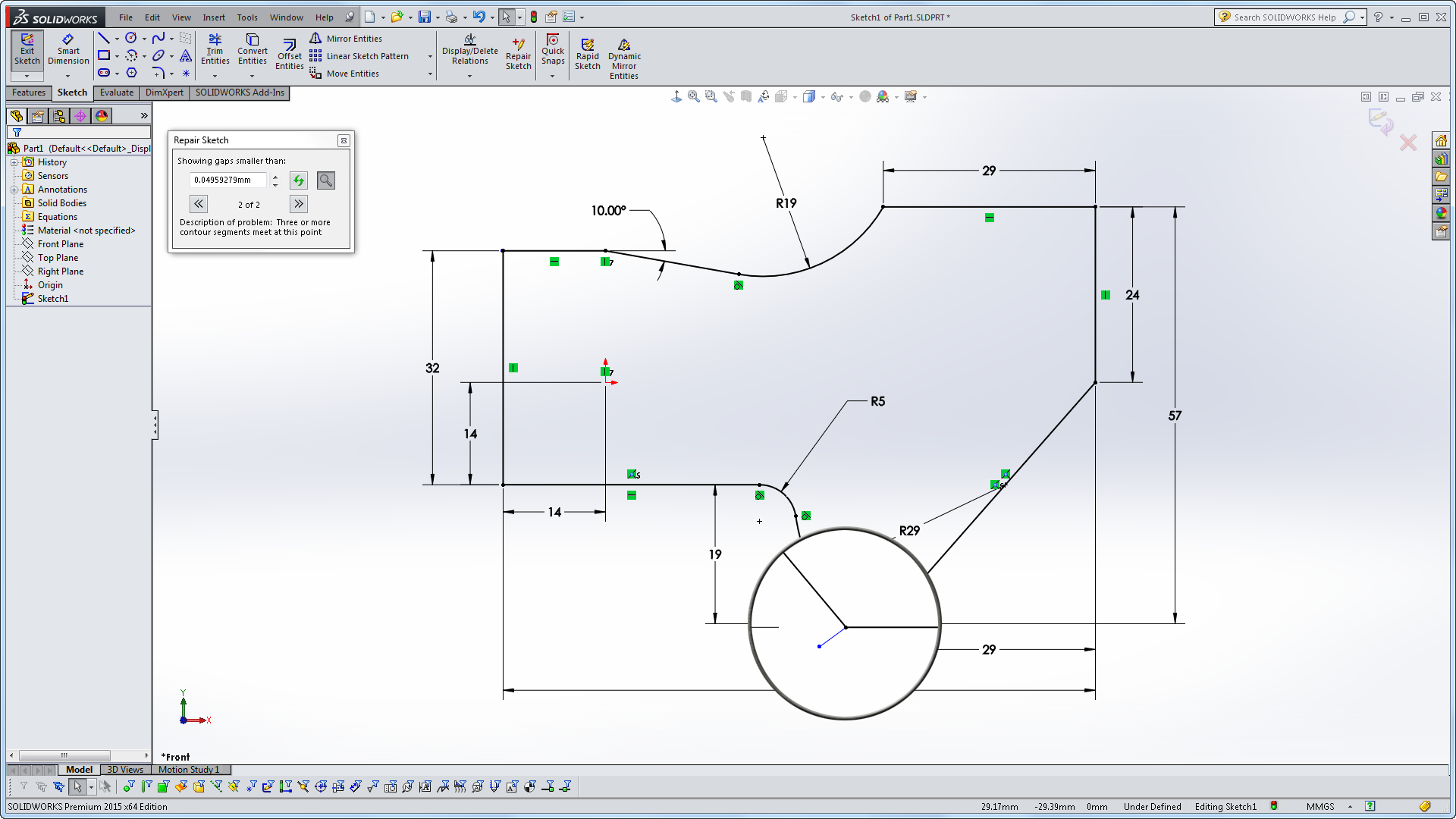 Các tùy chọn Sketch Options giúp bạn vẽ Solidworks nhanh hơn