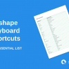 PDF of Onshape keyboard shortcuts