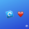 Scan2CAD app icon, heart emoji