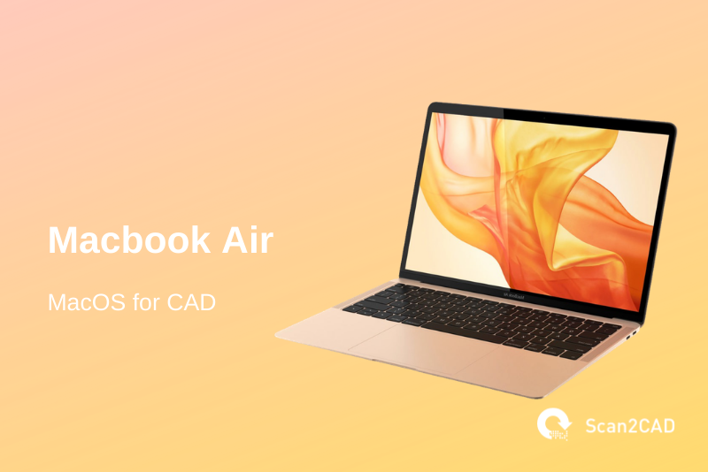 Apple Macbook Air. MacOS for CAD
