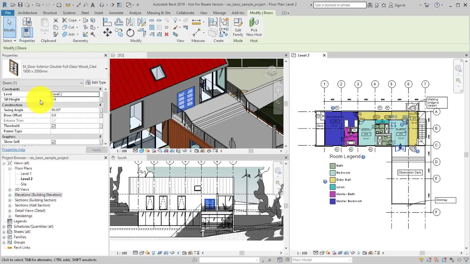 Autodesk Revit user interface