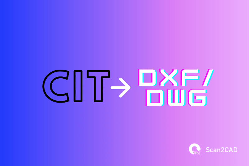 CIT format to DXF/DWG, Scan2CAD logo