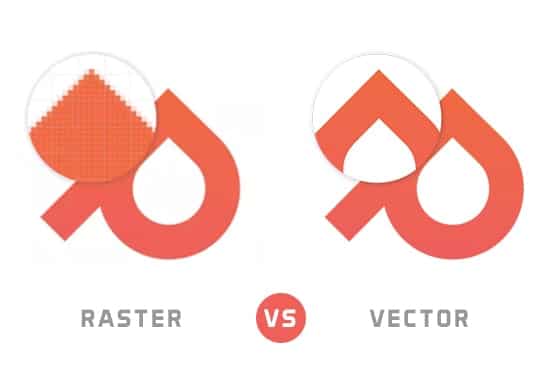 The difference between raster and vector