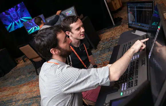 tutor teaching student