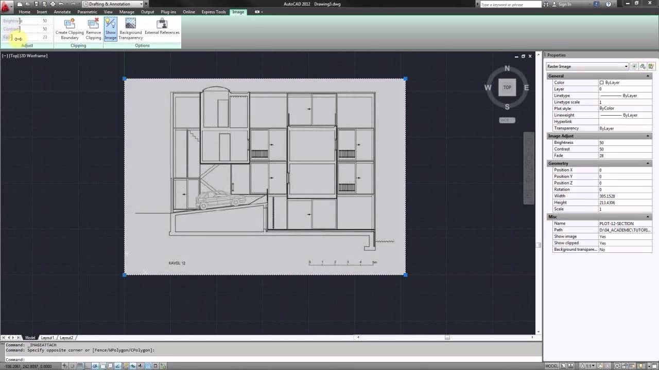Black and white wireframe created by matterport