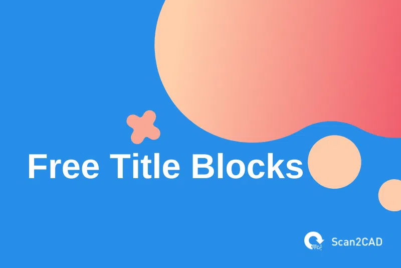 free title blocks, red beige graphics