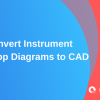 convert instrument loop diagrams to cad, blue red orange graphics